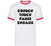 Crouch Touch Pause Engage - Ringer Da Uomo - Sport Di Rugby League Union