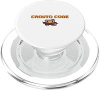CROUTO CODE AI Strumento Illustrazione AI Agente Esecutivo Binario Stile Hacker Dot Painting G PT PopSockets PopGrip per MagSafe