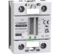 Crouzet Relè a semiconduttore 84140603N 50 A Tens.comm.max: 660 V/AC Passaggio