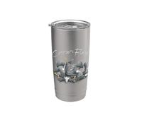 Crow-Flow! Allenamento mentale Yoga Vibes Cuervos Bicchiere termico in acciaio inox doppia parete
