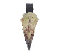 Crow Head - Clip per capelli con teschio per Halloween, per acconciature da donna, giorni morti, accessori decorativi per feste