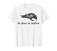 Crow Ni Dieu Ni Maître Dichiarazione No Dio No Master Anti Trump Maglietta