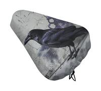Crow on The Ground - Coprisedile per bicicletta, extra morbido e confortevole, protezione per la pioggia, protezione solare e antipolvere, per mountain bike da città