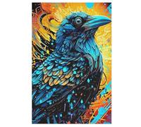 Crow Puzzle Games for Adults E Bambini - for Creativity And Mindfulness - Challenging Jigsaw Puzzles 1000 Pezzi for Family 78×53cm
