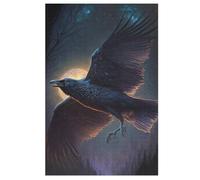 Crow Puzzle Games for Adults E Bambini - for Creativity And Mindfulness - Challenging Jigsaw Puzzles 1000 Pezzi for Family 78×53cm