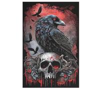 Crow Puzzle Games for Adults E Bambini - for Creativity And Mindfulness - Challenging Jigsaw Puzzles 1000 Pezzi for Family 78×53cm