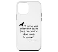 Crow Shirt If Men Had Wings Clever Crow Citazione Custodia per iPhone 12 mini