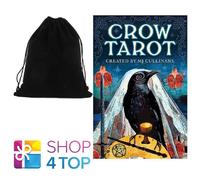 Crow Tarocco Mazzo Carte Mj Cullinane us games systems Metafisica Con Velvet Bag