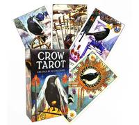 Crow Tarot 78 Carte Oracolo Divinazione Gioco da Tavolo con Guida PDF