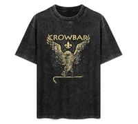 Crowbar Sludge Metal American Band Mens Funny Unisex T-Shirts Graphic Print Black Tee L