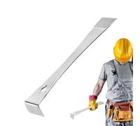 Crowbar - Stainless Steel Pry Bar, Sturdy Wedge Removal Tool | Multi-Use Pocket Metal Nail Puller Scraper Flat Bar, Heavy Duty Prybar Scraper for Paint Removal and Home Decoration