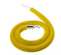 Crowd Control Solution - Corda in velluto con fibbia a chiusura automatica per montanti (giallo)