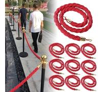 Crowd Control Stanchion Posts con corda per la gestione degli eventi e la sicurezza aziendale