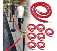 Crowd Control Stanchion Posts con corda per la gestione degli eventi e la sicurezza aziendale