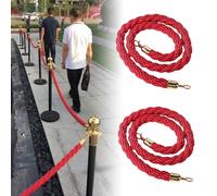 Crowd Control Stanchion Posts con corda per la gestione degli eventi e la sicurezza aziendale