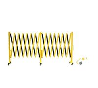 Crowd Control Warehouse Barricata espandibile del metallo, 16 piedi, portone mobile della barriera di sicurezza, recinto ritrattabile di traffico