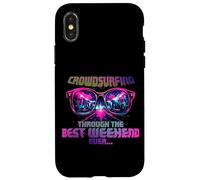 CROWDSURFING THROUGH THE BEST WEEKEND EVER Custodia per iPhone X/XS