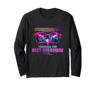 CROWDSURFING Through The Best Weekend Ever Maglia a Manica
