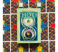 Crowley Thoth Tarocchi Deck Grande Mappe Esoteric Telling US Games Sistema Nuovo