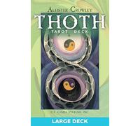 Crowley Thoth Tarot Deck Standard: 78-Card Thoth Tarot Deck (Large Edition) by Aleister Crowley, with Egyptian Symbolism, Qabalistic & Astrological ... Painted by Lady Frieda Harris, Plus Booklet