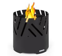 Blumfeldt Braciere da Giardino, Bracere da Esterno Legna con Giglia, Braciere con Supporto, Braciere da Esterno Resistente Alle Intemperie in Acciaio, Copertura Barbecue, Per Campeggio e Terrazzo