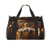 Crown - Borsone da viaggio per uomo e donna, adatto per viaggi e attività all'aperto