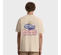 Crown Car Oversize Tee beige XL