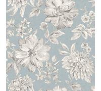 CROWN Carta da parati M1549 Lucia Blu