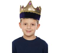 Crown Da Re Per Bambini - Corona Da Costume Reale - Taglia Unica