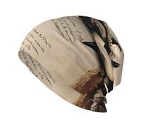 Crown of Thorns - Cappello da uomo in maglia, leggero, caldo, con stampa su tutta la superficie, morbido, elastico, unisex, per uso quotidiano, all'aperto, viaggi e sport, Nero , Taglia unica