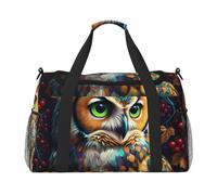 Crown Owl - Borsone da viaggio impermeabile compatto, per sport, palestra e fine settimana, per uomini e donne