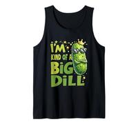 Crown Pickle Lover I'm Kind of BigDill Snack Cetriolo Canotta