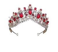 Crown, re corona, tiara, corona per donne, corona principessa, gioielli per capelli Tiara corona per donne splendide splendide cristalli di cristallo corona regina royal tiaras fascia per ragazze da