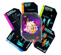 Crown Sporting Goods Hot Shots - Carte HSS da basket, 64 carte in plastica impermeabili, include 45 trapani guidati, 5 giochi, 5 schede informative, ideali per formazione e coaching