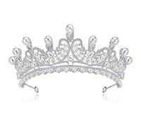Crowns for Women, Bridal Crown Crown Crown Studded Diamond Party Accessori testa gioielli per capelli gioielli da sposa gioielli di compleanno da sposa per matrimonio da sposa