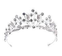 Crowns for Women, Silver Wedding Bridal Rhinestone Jewelry Tiaras, copricapo della fascia principessa Crown Principessa per le donne Birthday Birthday Pageant Party Wedding Prom Bridal