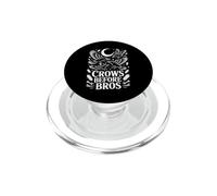 Crows Before Bros corvi gotici luna e cristalli PopSockets PopGrip per MagSafe