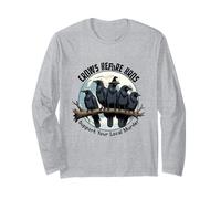 Crows Before Bros, Witchy Moon Crow Maglia a Manica