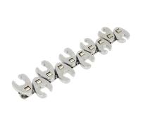 Crow's Piede Chiave Set 10pc Dado Svasato 1cmSq Drive Metrico - Sealey S0845 New