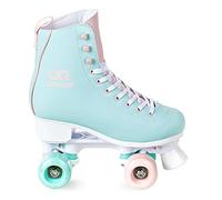 CROXER Pattini a rotelle Roller Skates per bambini, adulti, ragazze e donne (Lea Mint/Pink, 35 (22cm))