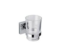 Croydex, Bicchiere portaspazzolino Flexi-Fix Chester mit Halterung