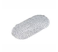 Croydex - Cesto portaoggetti da doccia, in acciaio dolce cromato, con gancio, anti ruggine, Chiaro, 70_x_35_cm