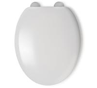 Croydex Flexi-Fix Grasmere Always Fits Never scivola copriwater, Bianco, 43.5 x 38 x 5 cm