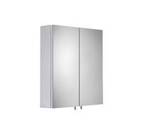 Croydex Gabinetto della medicina del bagno, acciaio inossidabile, 670x600x119mm