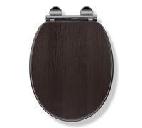 Croydex Montoro Sedile WC, Legno, Walnut Effect, Taglia Unica,