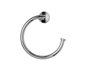 Croydex Porta asciugamani cromato da parete, Flexi-Fix - Knightsbridge, finitura cromata, piastra universale 'X', ideale portasciugamani e supporto, accessori da bagno perfetti