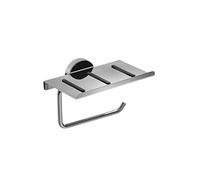 Croydex QM414541 Porta Rotolo di Carta igienica, Zinco, Finitura cromata, Taglia Unica