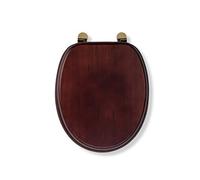 Croydex, Sedile WC resistente in legno, Mahogany