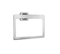 Croydex Shoreditch Anello porta asciugamani, colore: argento