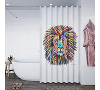 Croydex Steven Brown Lewis McZoo, tenda da doccia, multicolore, 1800 x 1800 cm